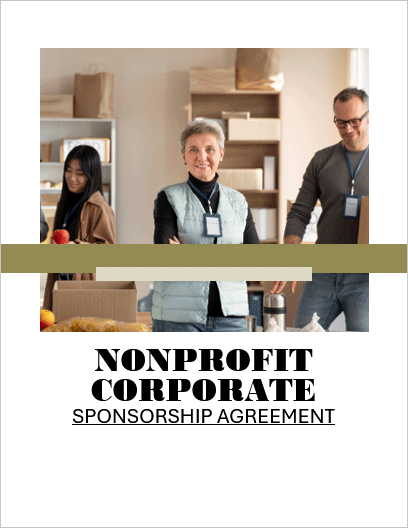 Free Nonprofit Sponsorship Agreement Templates Ms Word