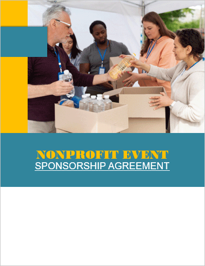 10+ Free Nonprofit Sponsorship Agreement Templates - MS Word