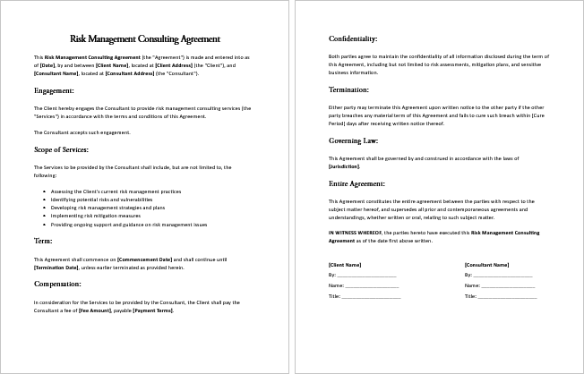 12+ Free Management Agreement Templates in MS Word Format